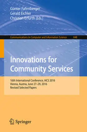 Fahrnberger / Eichler / Erfurth |  Innovations for Community Services | eBook | Sack Fachmedien
