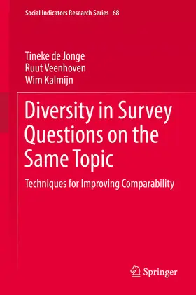 de Jonge / Veenhoven / Kalmijn |  Diversity in Survey Questions on the Same Topic | eBook | Sack Fachmedien