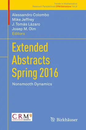Colombo / Jeffrey / Lázaro |  Extended Abstracts Spring 2016 | eBook | Sack Fachmedien