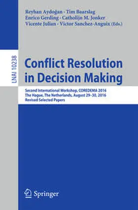 Aydogan / Aydogan / Baarslag |  Conflict Resolution in Decision Making | eBook | Sack Fachmedien