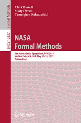 Barrett / Davies / Kahsai | NASA Formal Methods | E-Book | sack.de