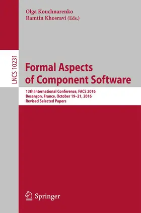 Kouchnarenko / Khosravi |  Formal Aspects of Component Software | Buch |  Sack Fachmedien