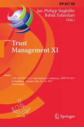 Steghöfer / Esfandiari | Trust Management XI | E-Book | sack.de