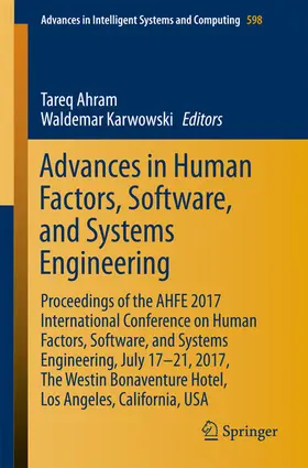 Ahram / Karwowski | Advances in Human Factors, Software, and Systems Engineering | E-Book | sack.de