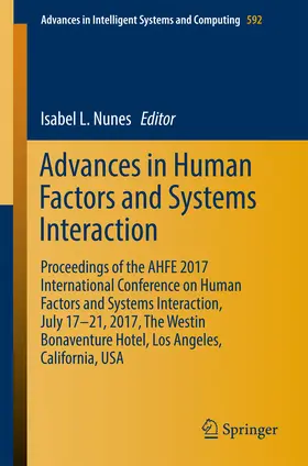 Nunes | Advances in Human Factors and Systems Interaction | E-Book | sack.de
