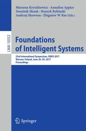 Kryszkiewicz / Appice / Ras | Foundations of Intelligent Systems | Buch | 978-3-319-60437-4 | sack.de