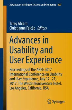 Ahram / Falcão |  Advances in Usability and User Experience | eBook | Sack Fachmedien