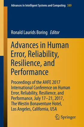 Boring | Advances in Human Error, Reliability, Resilience, and Performance | E-Book | sack.de