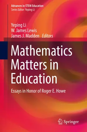 Li / Lewis / Madden | Mathematics Matters in Education | E-Book | sack.de