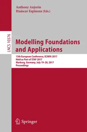 Anjorin / Espinoza |  Modelling Foundations and Applications | Buch |  Sack Fachmedien