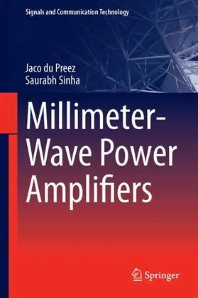 Sinha / du Preez |  Millimeter-Wave Power Amplifiers | Buch |  Sack Fachmedien
