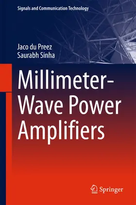 du Preez / Sinha |  Millimeter-Wave Power Amplifiers | eBook | Sack Fachmedien