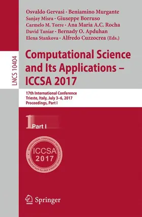 Gervasi / Torre / Murgante |  Computational Science and Its Applications - ICCSA 2017 | Buch |  Sack Fachmedien