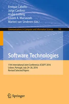 Cabello / Cardoso / Ludwig | Software Technologies | E-Book | sack.de