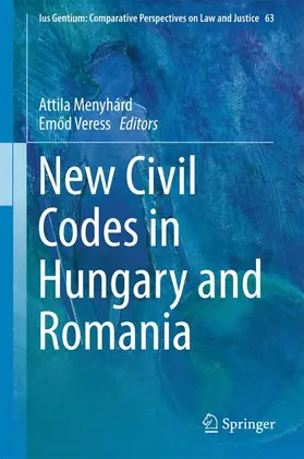 Veress / Menyhárd |  New Civil Codes in Hungary and Romania | Buch |  Sack Fachmedien