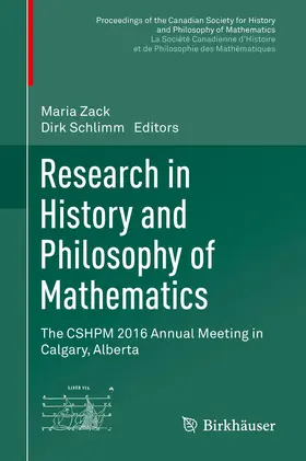 Schlimm / Zack |  Research in History and Philosophy of Mathematics | Buch |  Sack Fachmedien