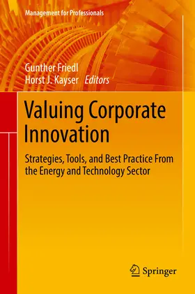 Friedl / Kayser |  Valuing Corporate Innovation | eBook | Sack Fachmedien