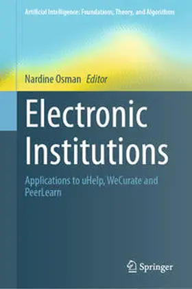 Osman |  Electronic Institutions | Buch |  Sack Fachmedien