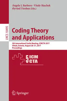 Barbero / Skachek / Ytrehus |  Coding Theory and Applications | eBook | Sack Fachmedien