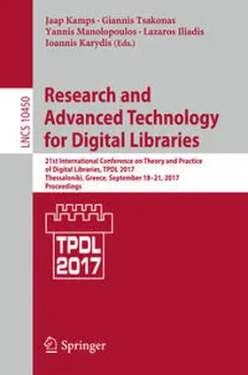 Kamps / Tsakonas / Manolopoulos |  Research and Advanced Technology for Digital Libraries | eBook | Sack Fachmedien