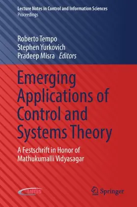 Tempo / Misra / Yurkovich |  Emerging Applications of Control and Systems Theory | Buch |  Sack Fachmedien