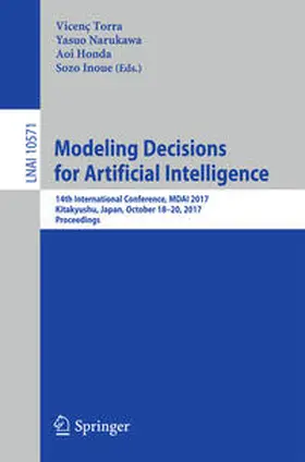 Torra / Narukawa / Honda |  Modeling Decisions for Artificial Intelligence | eBook | Sack Fachmedien