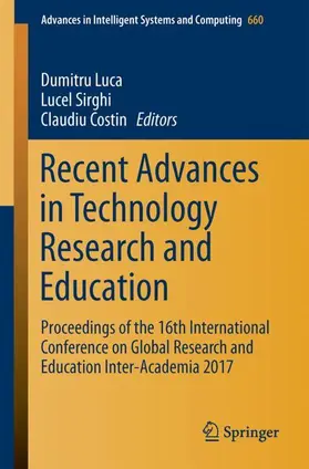 Luca / Costin / Sirghi |  Recent Advances in Technology Research and Education | Buch |  Sack Fachmedien