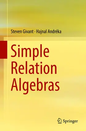Givant / Andréka | Simple Relation Algebras | E-Book | sack.de