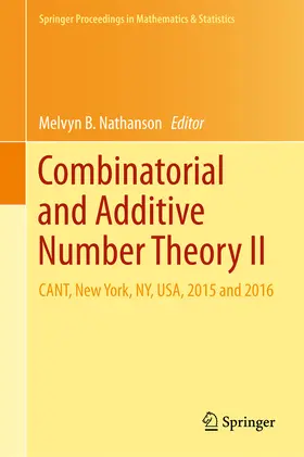 Nathanson |  Combinatorial and Additive Number Theory II | eBook | Sack Fachmedien