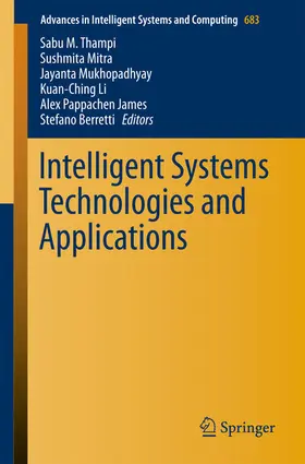 Thampi / Mitra / Mukhopadhyay | Intelligent Systems Technologies and Applications | E-Book | sack.de