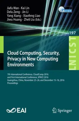 Wan / Lin / Zeng |  Cloud Computing, Security, Privacy in New Computing Environments | Buch |  Sack Fachmedien