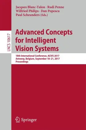 Blanc-Talon / Penne / Scheunders |  Advanced Concepts for Intelligent Vision Systems | Buch |  Sack Fachmedien