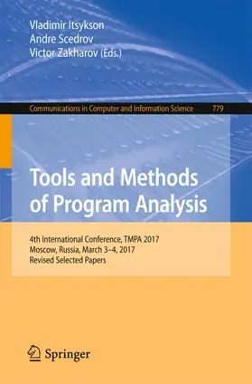 Itsykson / Zakharov / Scedrov |  Tools and Methods of Program Analysis | Buch |  Sack Fachmedien