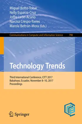 Botto-Tobar / Esparza-Cruz / León-Acurio |  Technology Trends | Buch |  Sack Fachmedien