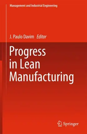 Davim |  Progress in Lean Manufacturing | Buch |  Sack Fachmedien