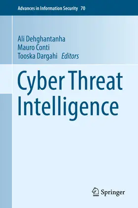 Dehghantanha / Conti / Dargahi |  Cyber Threat Intelligence | eBook | Sack Fachmedien
