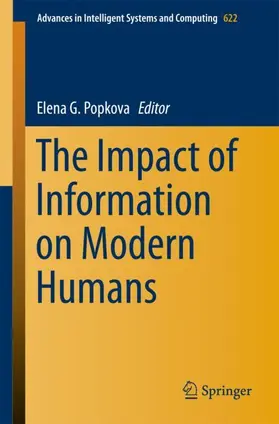 Popkova |  The Impact of Information on Modern Humans | Buch |  Sack Fachmedien