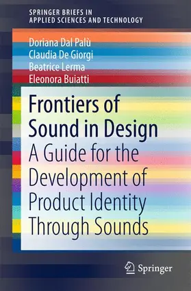 Dal Palù / De Giorgi / Lerma |  Frontiers of Sound in Design | Buch |  Sack Fachmedien