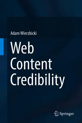 Wierzbicki |  Web Content Credibility | Buch |  Sack Fachmedien