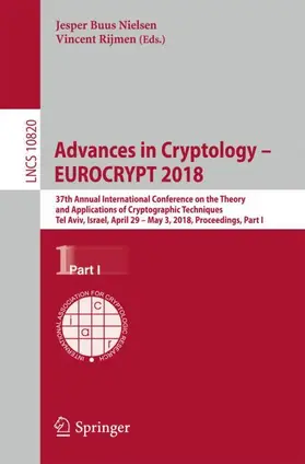 Rijmen / Nielsen |  Advances in Cryptology - EUROCRYPT 2018 | Buch |  Sack Fachmedien