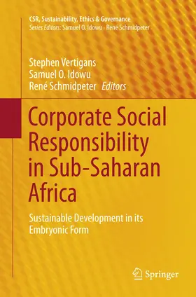 Vertigans / Idowu / Schmidpeter |  Corporate Social Responsibility in Sub-Saharan Africa | Buch |  Sack Fachmedien