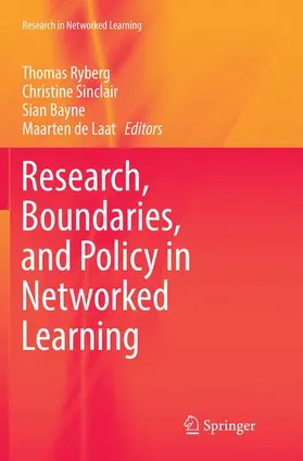 Ryberg / de Laat / Sinclair |  Research, Boundaries, and Policy in Networked Learning | Buch |  Sack Fachmedien