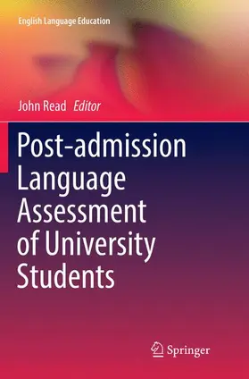 Read |  Post-admission Language Assessment of University Students | Buch |  Sack Fachmedien
