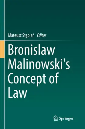 Stepien / Stepien |  Bronislaw Malinowski's Concept of Law | Buch |  Sack Fachmedien