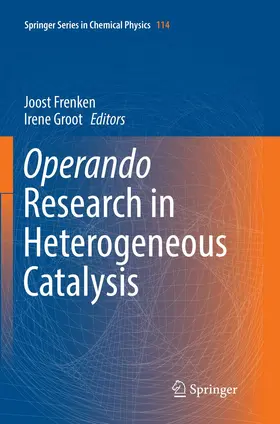 Groot / Frenken |  Operando Research in Heterogeneous Catalysis | Buch |  Sack Fachmedien