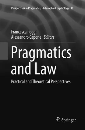 Capone / Poggi |  Pragmatics and Law | Buch |  Sack Fachmedien