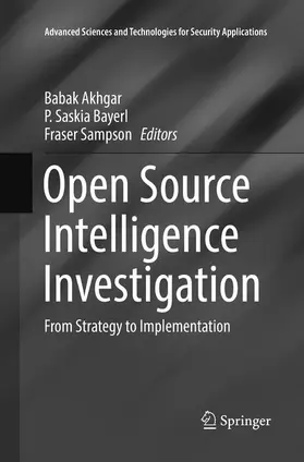 Akhgar / Sampson / Bayerl |  Open Source Intelligence Investigation | Buch |  Sack Fachmedien