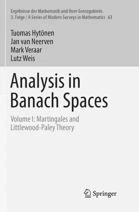 Hytönen / Weis / van Neerven |  Analysis in Banach Spaces | Buch |  Sack Fachmedien