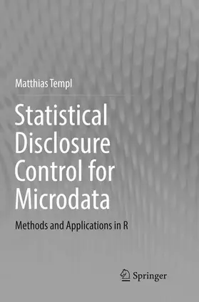 Templ |  Statistical Disclosure Control for Microdata | Buch |  Sack Fachmedien