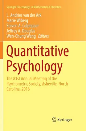 van der Ark / Wiberg / Wang |  Quantitative Psychology | Buch |  Sack Fachmedien